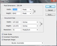 Photoshop CS6 Image Resize